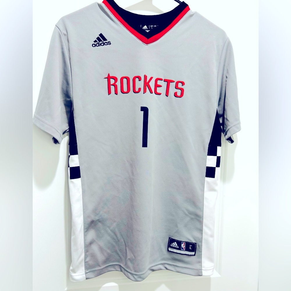 $7 or 2/$10 tshirt sale: Trevor ariza HOUSTON Rockets Adidas Jersey Sz large